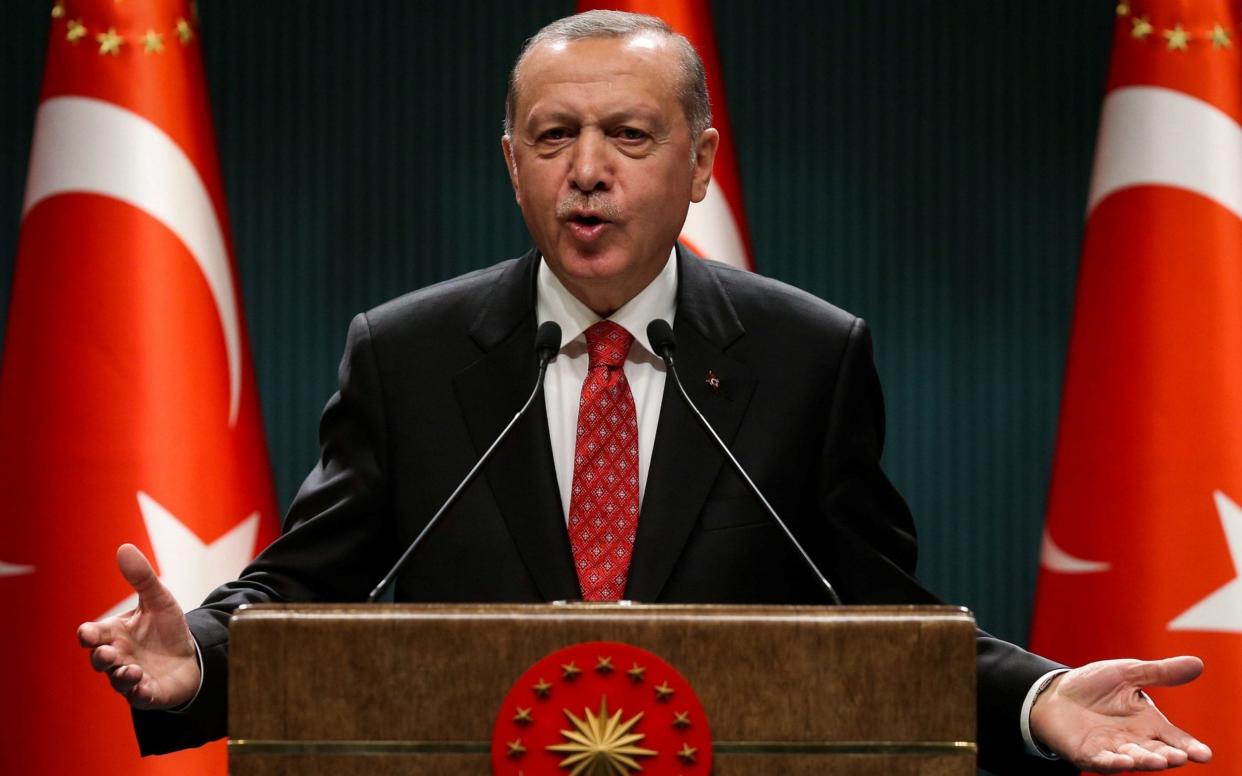 Erdogan said the rules will enable nightwatchmen to more effectively help law enforcement - GETTY IMAGES