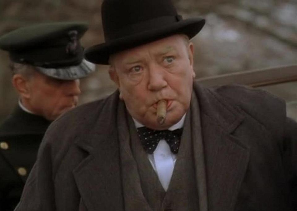 Albert Finney as Winston Churchill