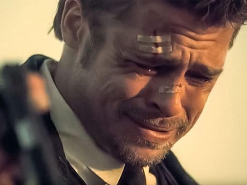 Brad Pitt as Detective Mills in "Seven."