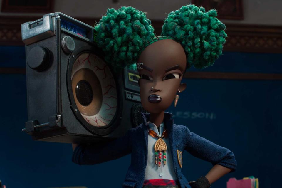 WENDELL & WILD - Kat (voiced by Lyric Ross). Cr: Netflix © 2022