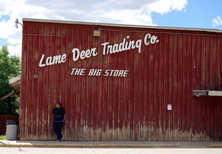 Lame Deer Trading Company Trading post is seen in Lame Deer, Montana June 22, 2017. REUTERS/Valerie Volcovici