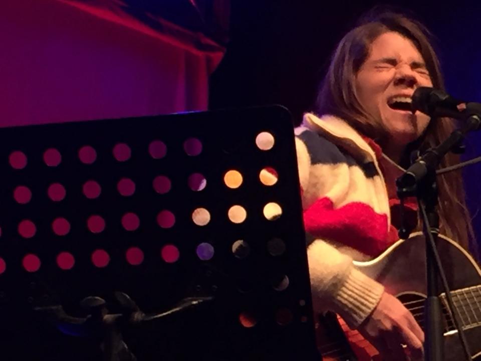 Lady Lamb, aka Aly Spaltro, performs Oct. 15, 2020 at The Higher Ground Drive-In Experience at the Champlain Valley Exposition in Essex Junction.