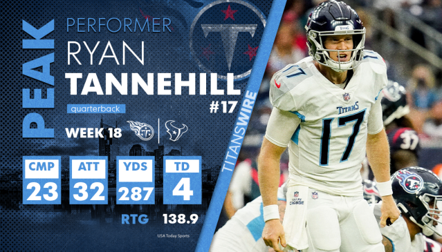 Tennessee Titans' Week 18 Player of the Game: Ryan Tannehill