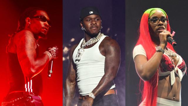 Los Angeles, CA -June 27 -Roddy Ricch, DaBaby, at The BET Awards