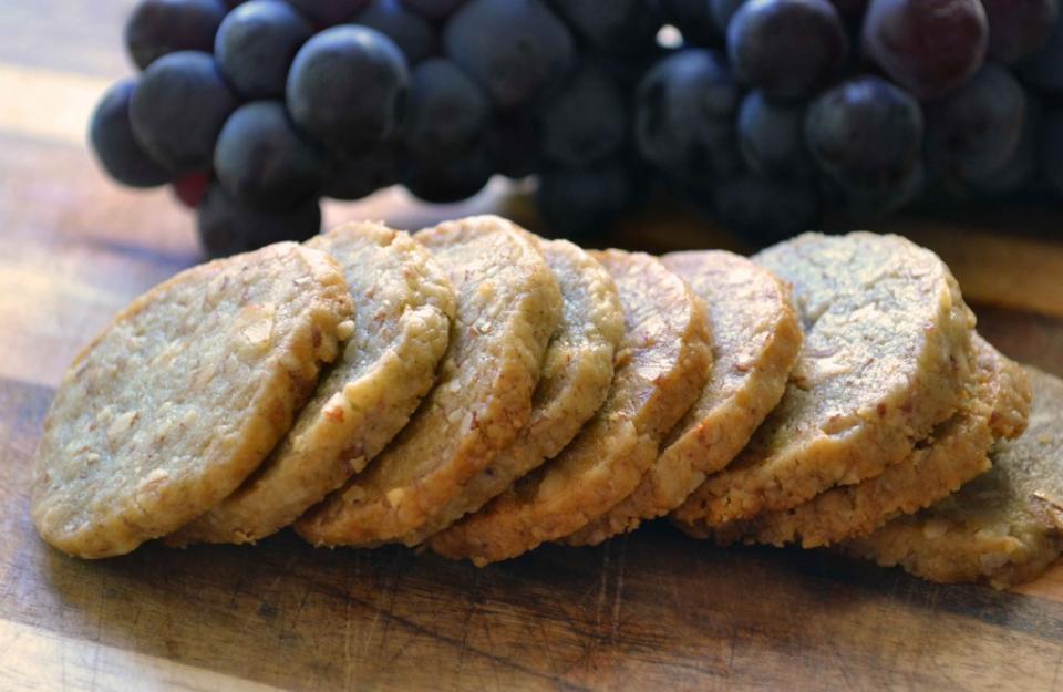 <div class="caption-credit"> Photo by: Julie Van Rosendaal</div><b>Blue Cheese & Pecan Shortbread</b> <br> Who says shortbread has to be sweet? As if a wine and cheese party wasn't classy enough on its own... this savory shortbread is the perfect thing to complete your cheese platter or to nibble with wine. <br> <a href="http://www.babble.com/best-recipes/10-things-to-do-with-shortbread/#blue-cheese-pecan-shortbread" rel="nofollow noopener" target="_blank" data-ylk="slk:Get the recipe;elm:context_link;itc:0;sec:content-canvas" class="link "><i>Get the recipe</i></a> <br>