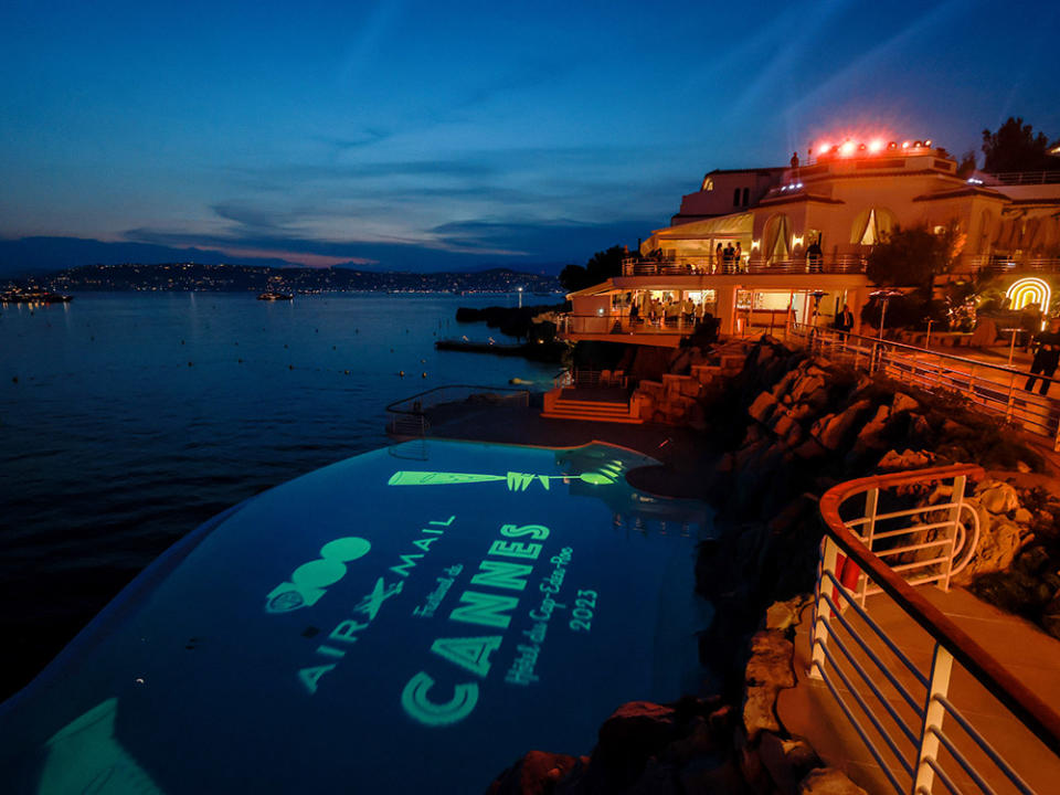 Atmosphere inside the Warner Bros. Discovery and Air Mail party in Cap d'Antibes, France during the Cannes Film Festival at Hotel du Cap-Eden-Roc on May 23, 2023.
