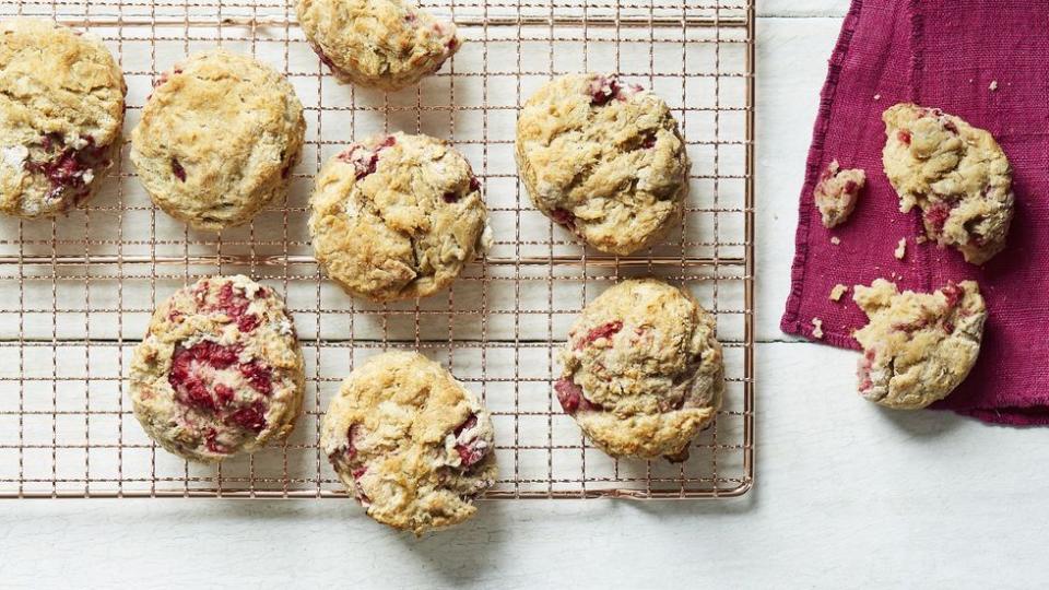 6) Raspberry Parmesan Biscuits