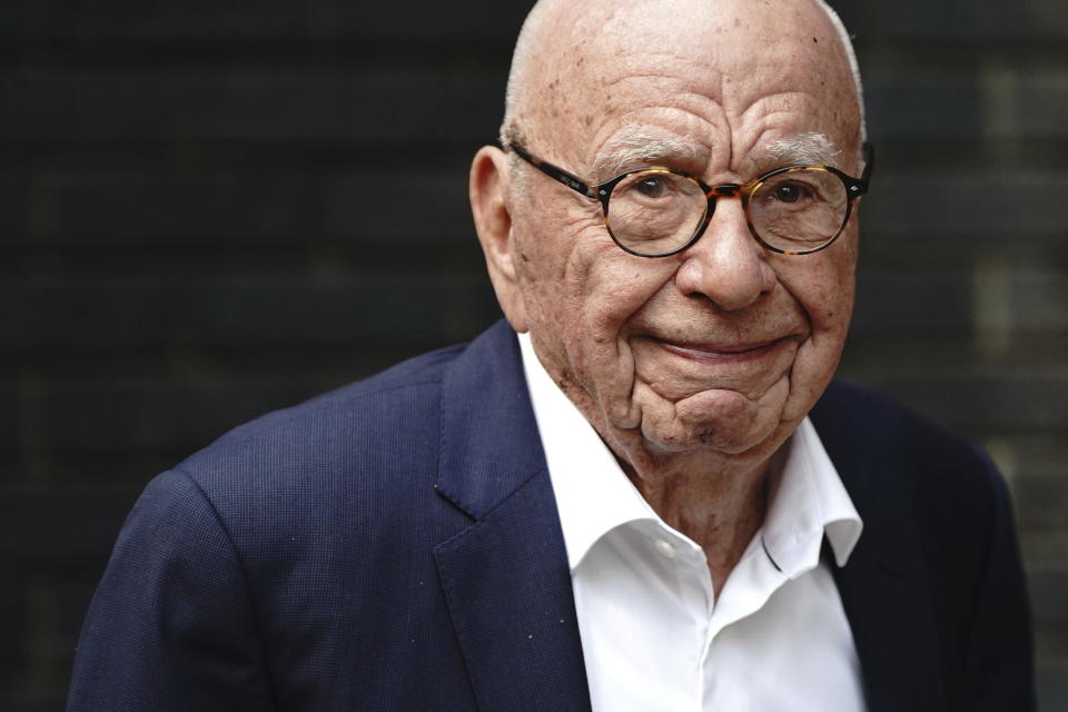 Rupert Murdoch el pasado 22 de junio (Victoria Jones/PA via AP)