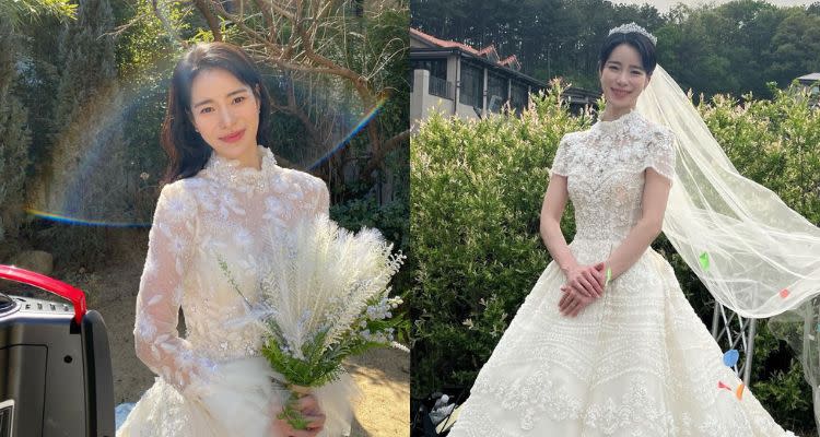 林智妍在劇中的富家女穿搭也是來頭不小，劇中婚禮她就連換數套韓國高端品牌「LEE SEUNG JIN」的婚紗 Source：IG @limjjy2