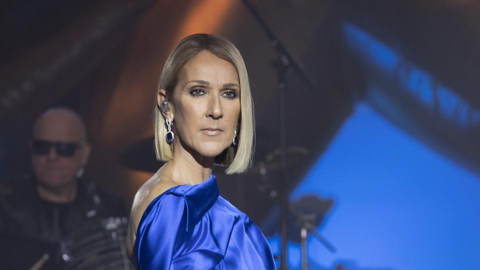 MACY'S THANKSGIVING DAY PARADE --  Pictured: (l-r) Celine Dion rehearses for the 2019 Macy's Thanksgiving Day Parade -- (Photo by: Virginia Sherwood/NBC/NBCU Photo Bank via Getty Images)