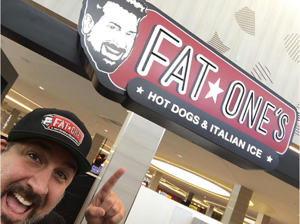 JOEY FATONE, FAT ONE'S HOT DOGS & ITALIAN ICE