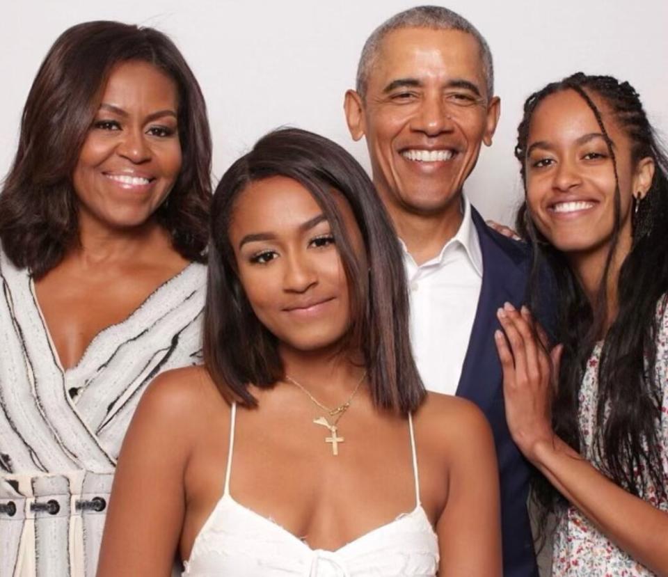 Barack Obama valentine's day message to family