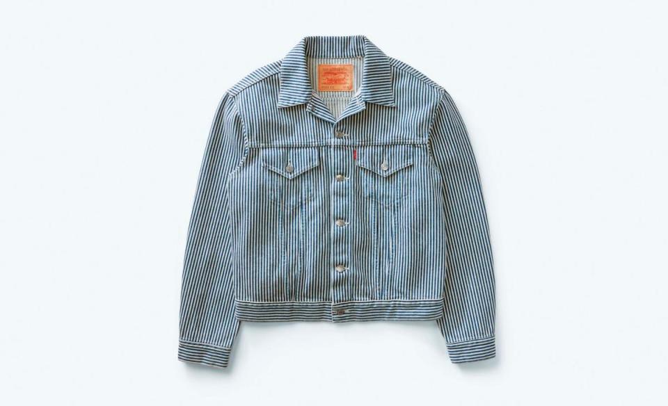 557XX Hickory Stripe Trucker 丹寧外套 NT$10,900 （Levi's®提供） 