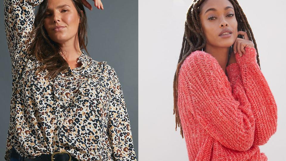 Anthropologie Cyber Monday 2020: Katia Buttondown and Honore Ribbed Sweater