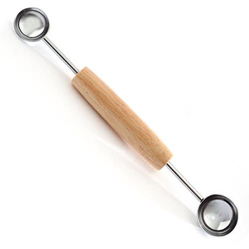 7) Norpro Double Melon Baller With Wood Handle