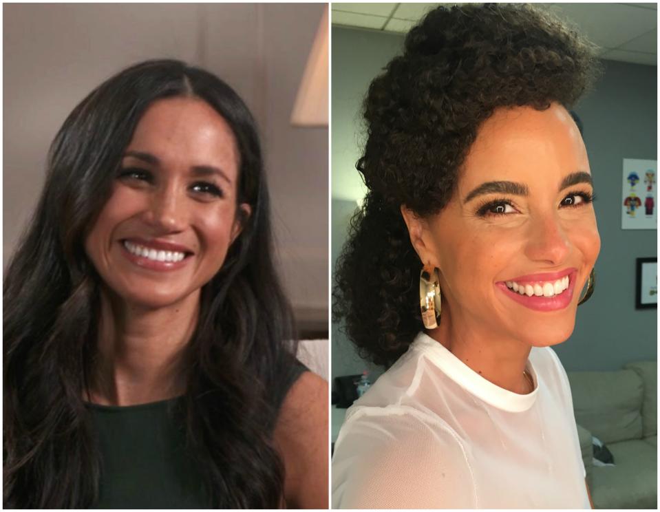 Meghan Markle y Parisa Fitz-Henley