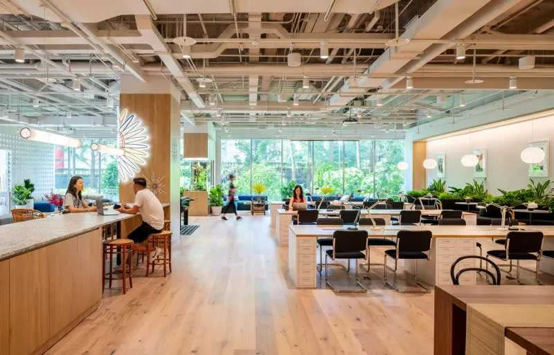 共享辦公室新創WeWork也是排隊等著要上車SPEC的企業。（圖／翻攝WeWork台北官網）