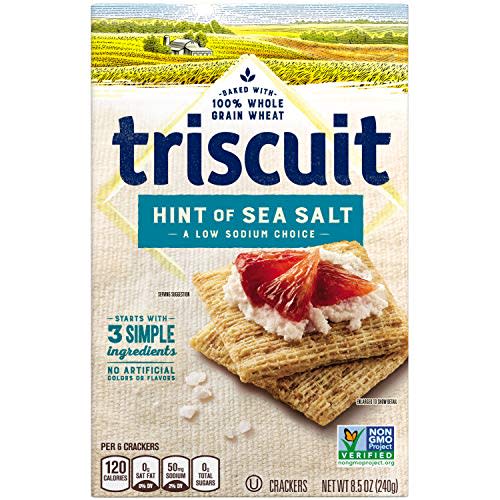 12) Triscuit Hint Of Sea Salt Whole-Grain Crackers