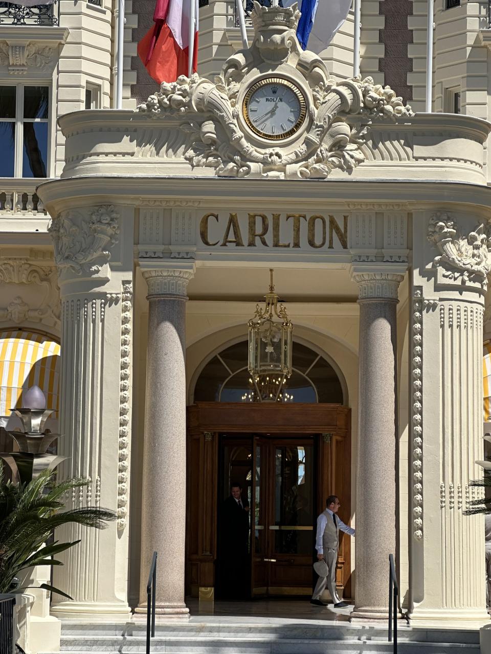 Carlton Hotel’s grand entrance