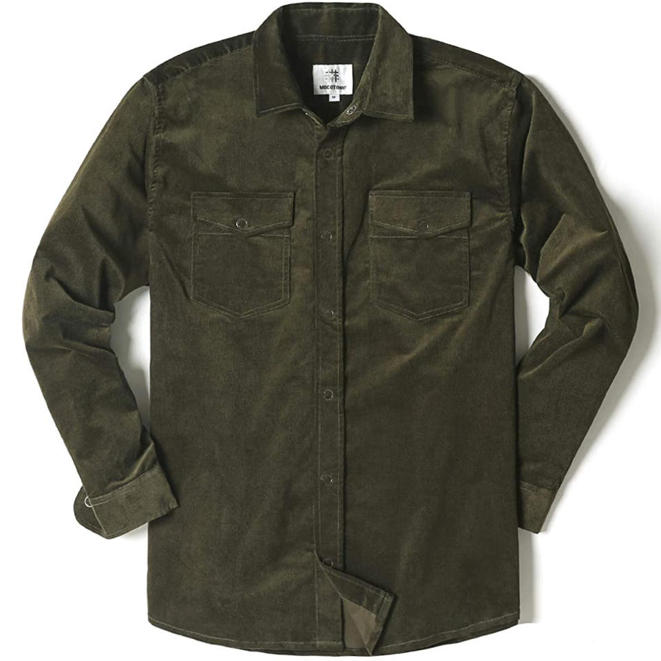 MOCOTONO Long Sleeve Thick Corduroy Shirt