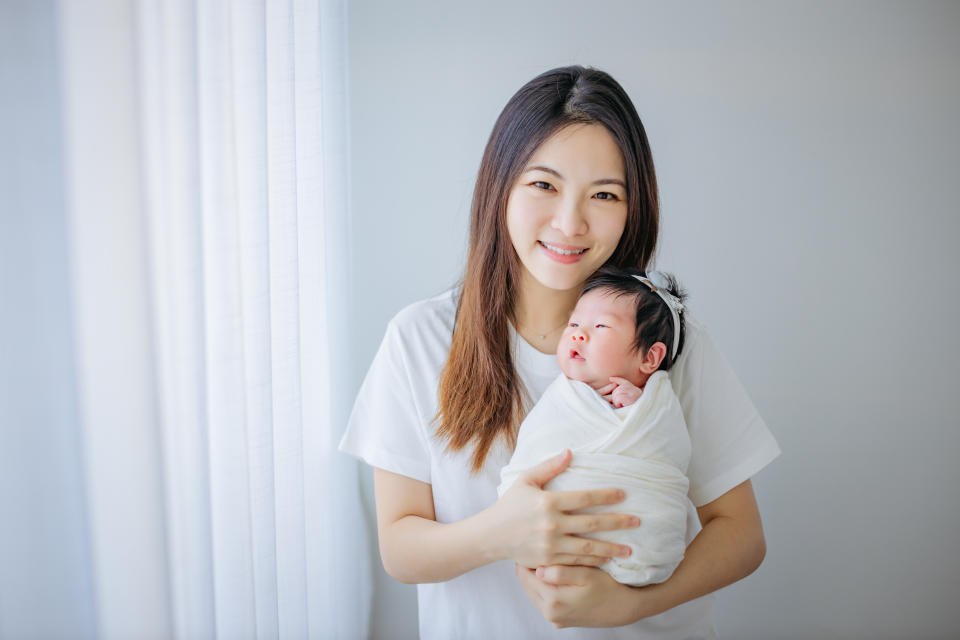 陳映廷育有一女「露比」，目前已5個多月大。 