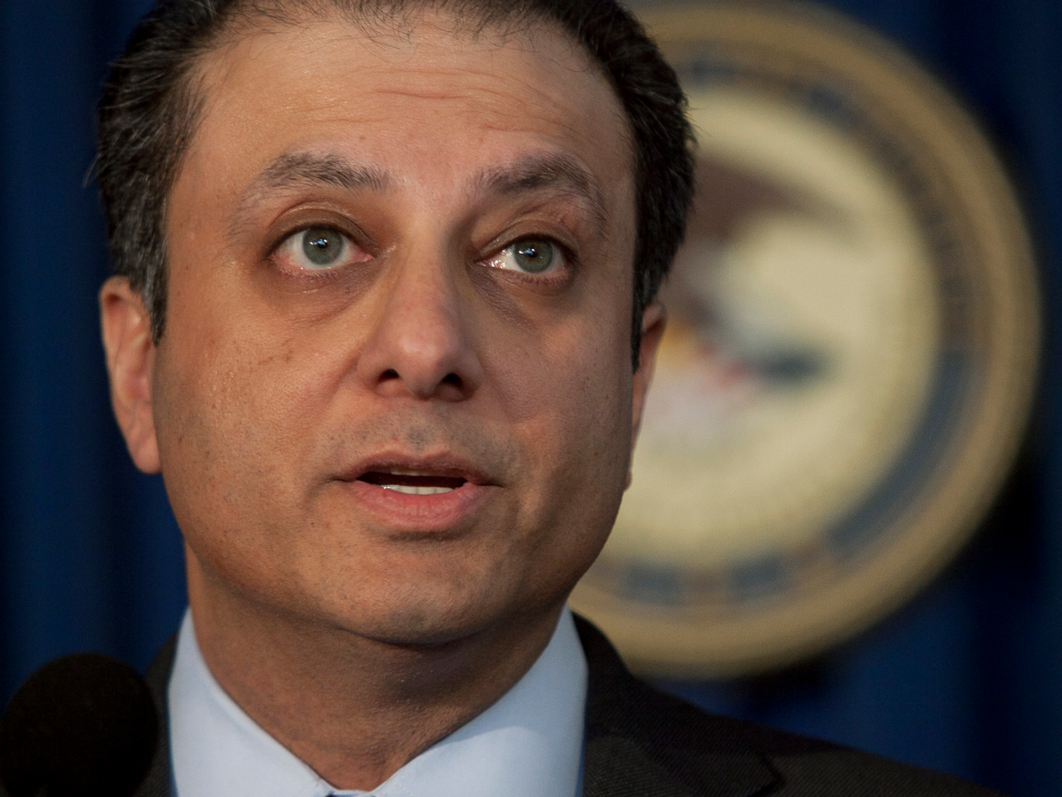 preet bharara jp morgan