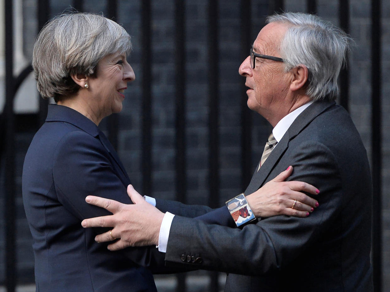 Theresa May and Jean-Claude Juncker's last dinner did not go well: Reuters