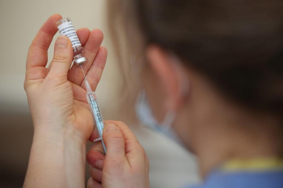 Coronavirus vaccines are only authorised for use in children aged 12 and older in the UK (Nick Potts/PA) (PA Wire)