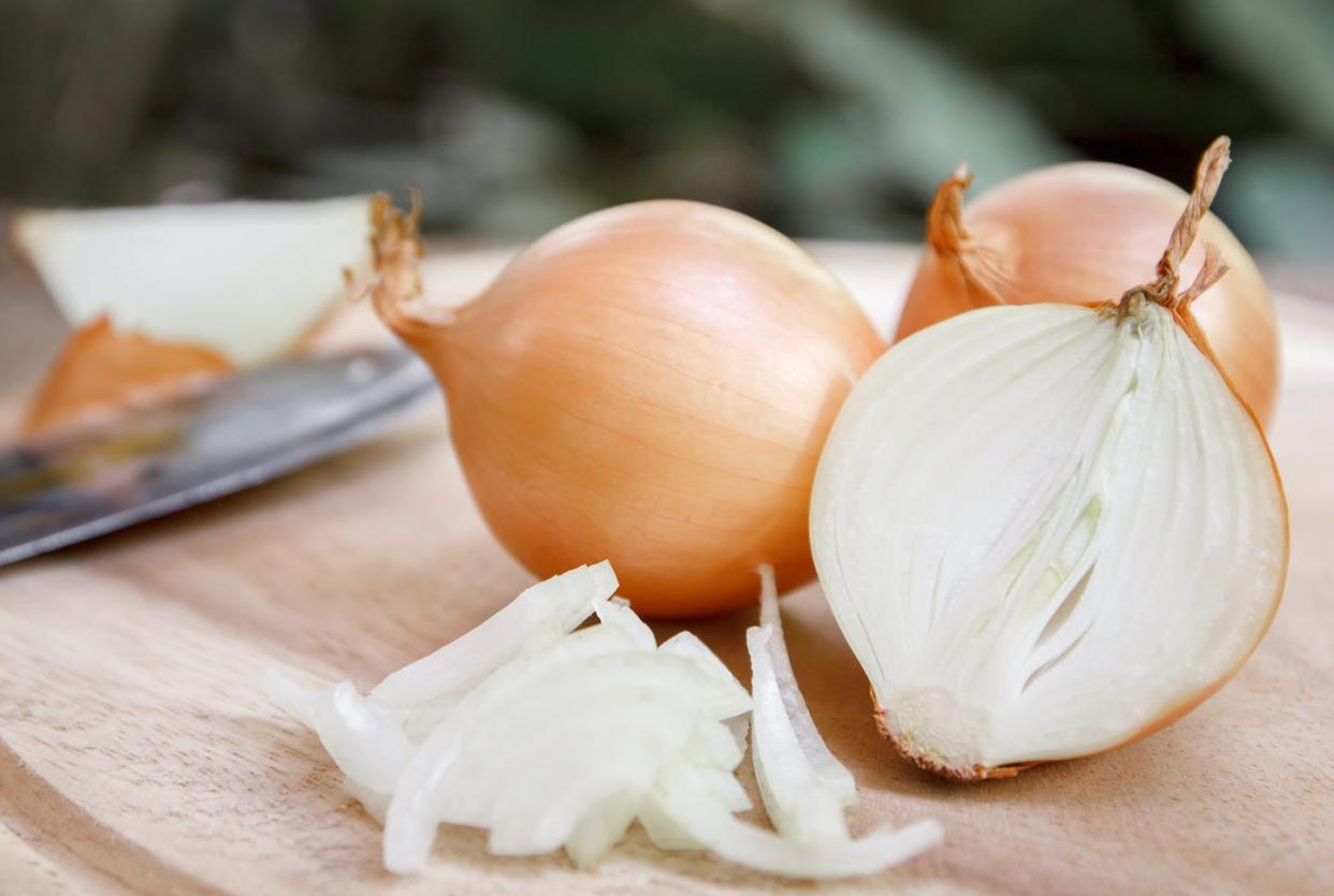 Need a handkerchief? <a href="https://www.shutterstock.com/image-photo/onion-slices-on-wooden-cutting-board-753583324" rel="nofollow noopener" target="_blank" data-ylk="slk:Num LP Photo/Shutterstock;elm:context_link;itc:0;sec:content-canvas" class="link ">Num LP Photo/Shutterstock</a>