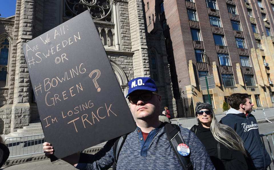 ‘Not My President’s Day’ protests in the U.S.