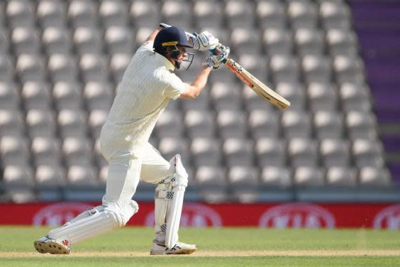 Crawley played well for his 76 (POOL/AFP via Getty Images)