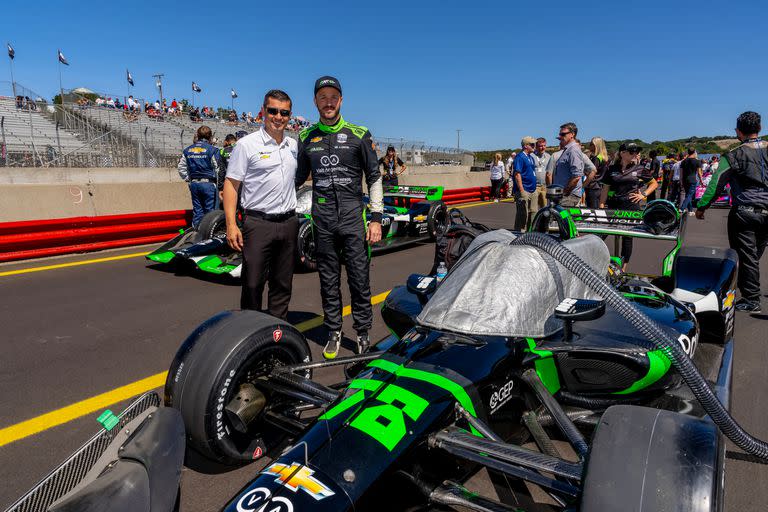 Ricardo Juncos, Agustín Canapino y el auto N° 78 que encendió el sueño argentino en IndyCar; el piloto arrecifeño enseñó una fantástica actuación en Laguna Seca que ilusiona para una segunda temporada en el automovilismo estadounidense