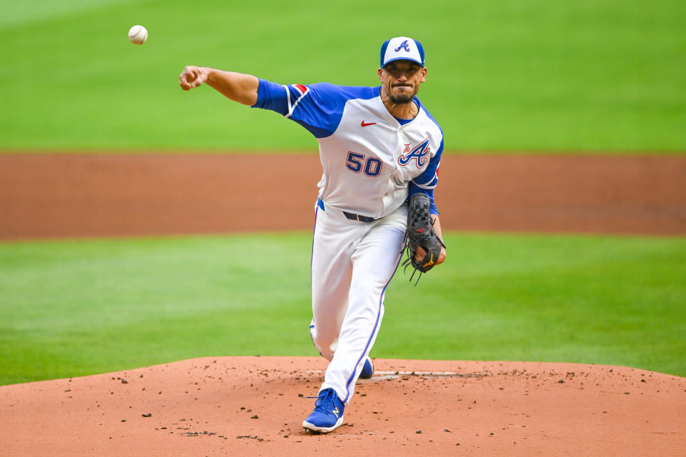 Charlie Morton。(Photo by Rich von Biberstein/Icon Sportswire via Getty Images)