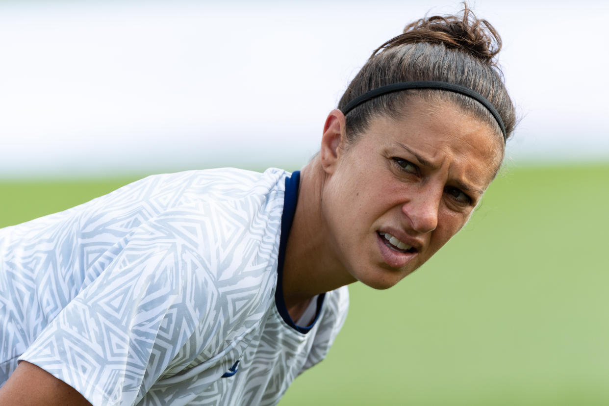 Carli Lloyd has done it her way, and it's gotten her this far. (Photo by Howard Smith/ISI Photos/Getty Images)