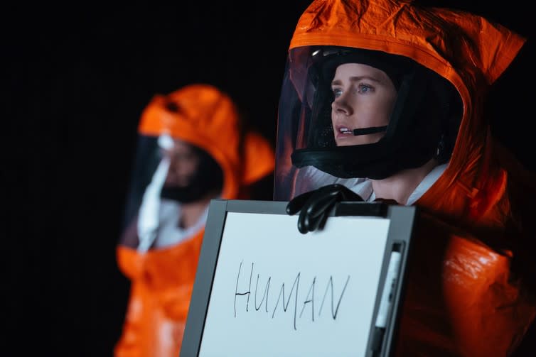 <span class="caption">Amy Adams as linguistics expert Louise Banks in Arrival.</span> <span class="attribution"><span class="source">Paramount Pictures</span></span>