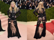 <p>Madonna’s bum-baring Givenchy look worn to the Met Ball proved that age really is nothing but a number. <i>[Photo: Getty]</i> </p>