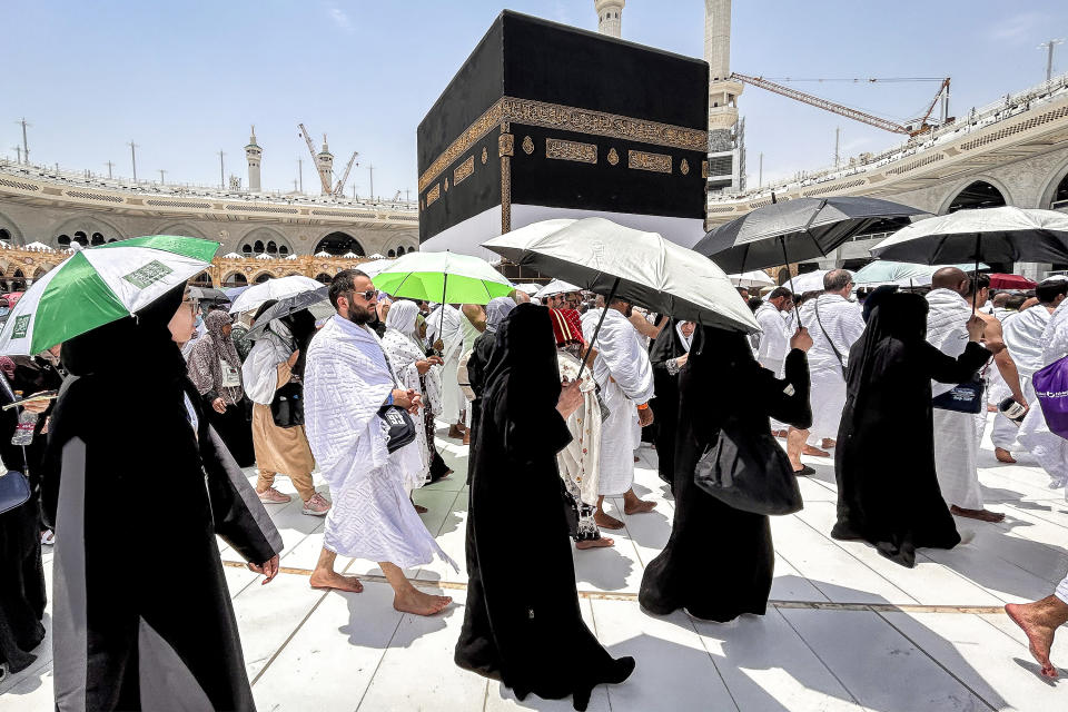Weit über eine Million Gläubige nehmen in Mekka an der muslimischen Pilgerfahrt Hadsch teil (Bild: FADEL SENNA / AFP)