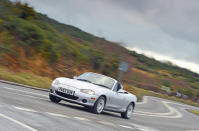 <p>Subtly larger, more curvaceous, considerably more powerful and better to drive than the original car, the second-gen MX-5 was the <strong>comfortable victor</strong> when Autocar tested it against the MGF, BMW Z3, Toyota MR2 and Fiat’s Barchetta. Rust can be an issue, and while it’s not as good to drive as the contemporary Lotus Elise, it’s much more practical.</p><p><strong>We found:</strong> 2001 Mazda MX-5 Mk2 1.8, 72,000 miles - £2000</p>