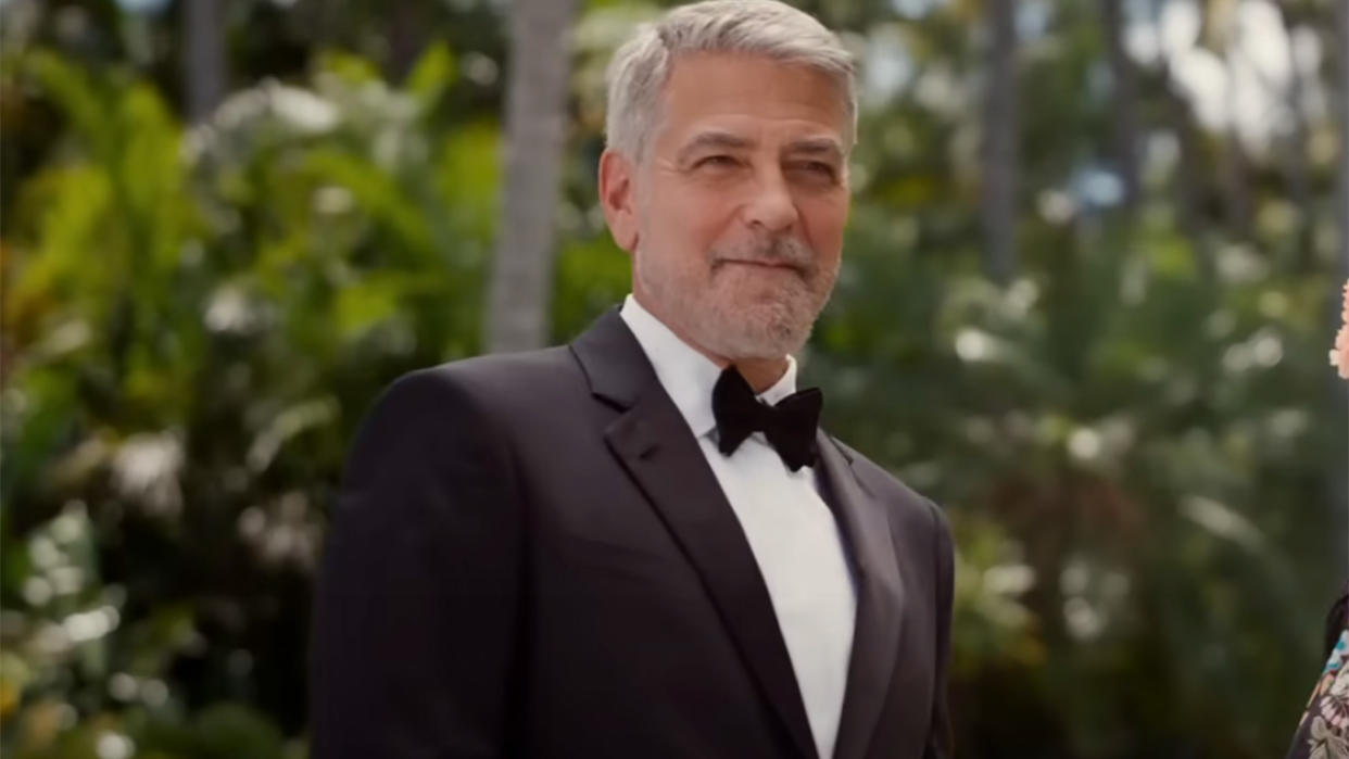  George Clooney in rom-com Ticket to Paradise. 