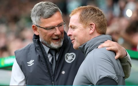 Neil Lennon and Craig Levein - Credit: getty images