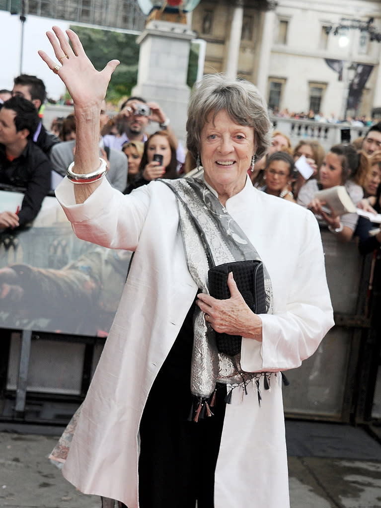 Harry Potter and the Deathly Hallows Part 2 UK Premiere 2011 Maggie Smith