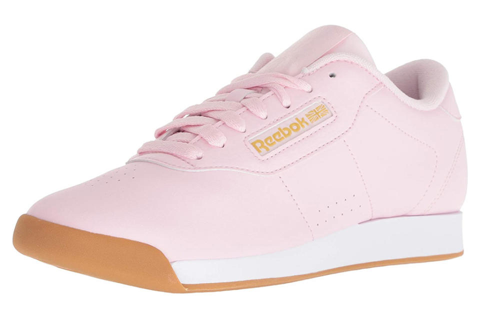 reebok sneakers, pink, pale