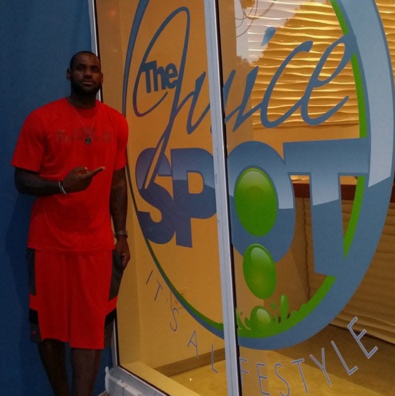 lebron juice spot