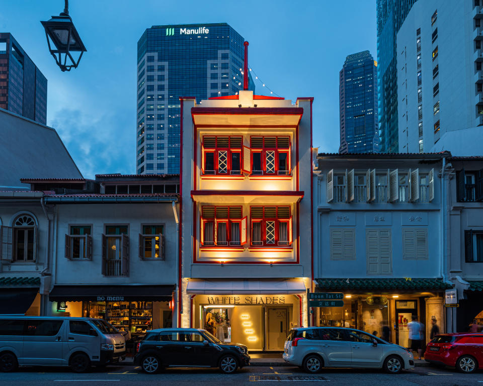 The exterior of White Shades, where Alexa is head of Beverages (Photo: White Shades)