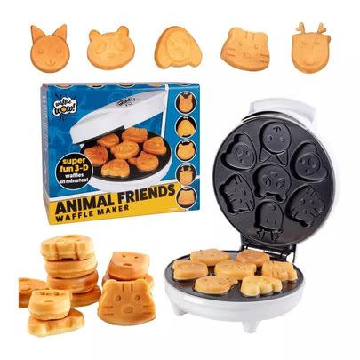 Mini animal waffle-maker
