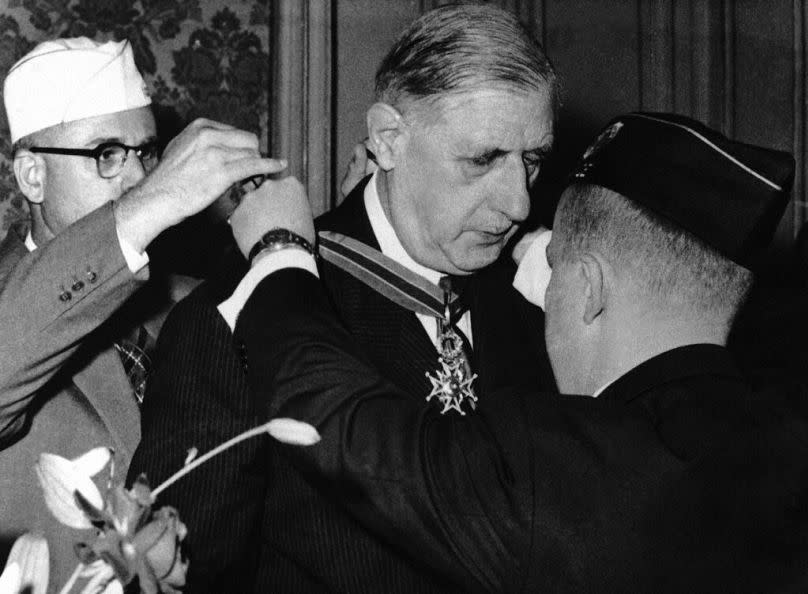 Charles de Gaulle fue el primer presidente electo de Francia bajo la quinta república.