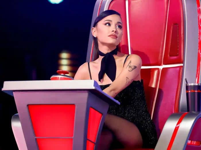 Ariana Grande war Jurorin in der 21. Staffel von "The Voice". - Copyright: Trae Patton/NBC/NBCU Photo Bank via Getty Images