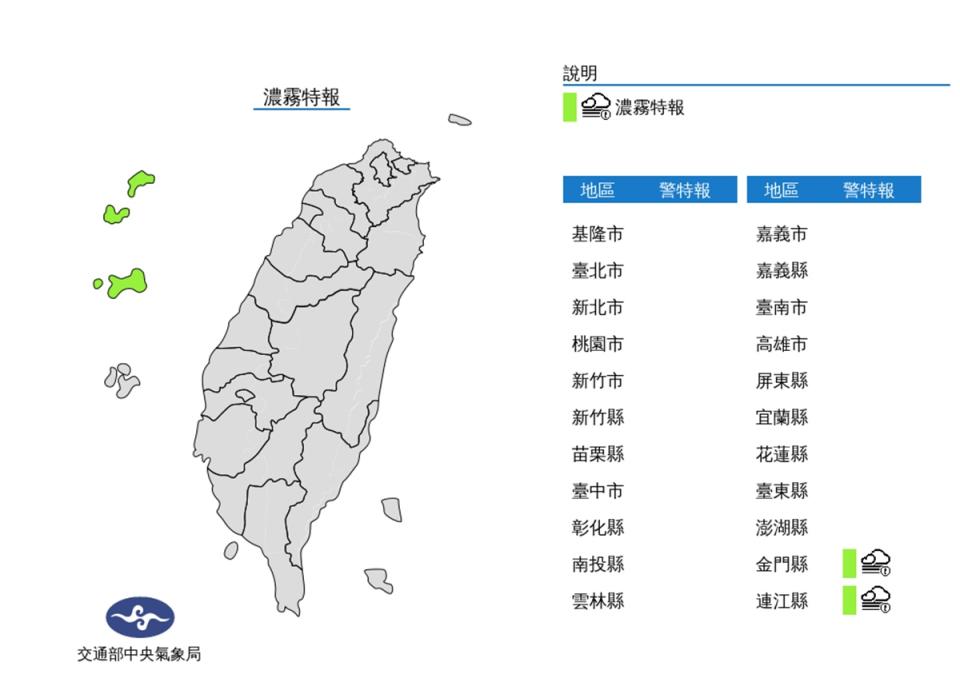 鋒面影響，易有短時強降雨，今（5）日基隆北海岸及大臺北山區有局部大雨發生的機率，請注意雷擊及強陣風。