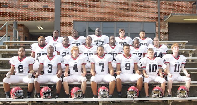 The 2012 Silent Warriors football squad: Alabama School for the Deaf