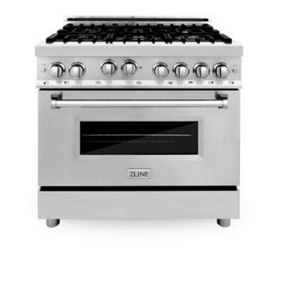 The 36-inch version of ZLine’s RG30 gas range.